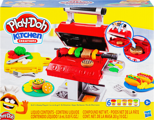 

Набор игровой PLAY-DOH Гриль, 14 предметов