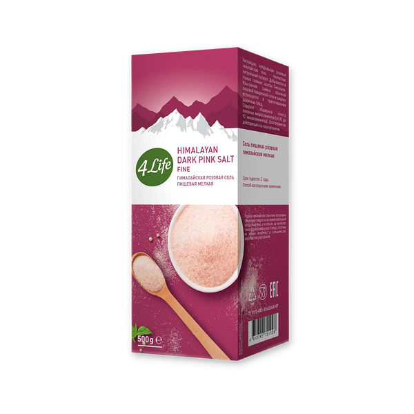 Соль 4Life гималайская розовая мелкая 500 г