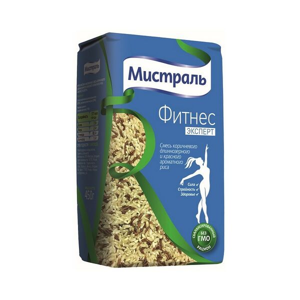 Рис Мистраль Фитнес Эксперт 450г