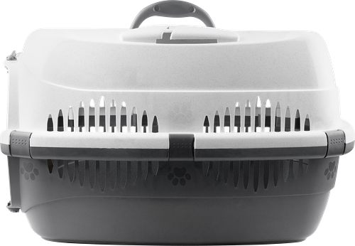 Переноска для животных ЛЕНТА №1 пластиковая с металлической дверцей до 9кг, 43x29x27,5см