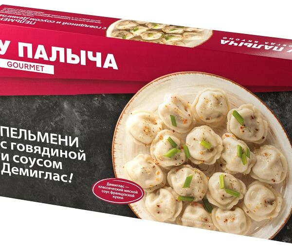 Пельмени У Палыча с говядиной и соусом Демиглас 450г