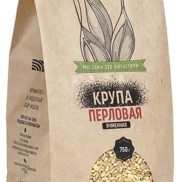 Крупа перловая Чёрный хлеб органическая