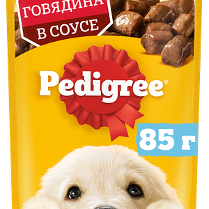 Влажный корм PEDIGREE® для щенков, говядина в соусе 85 г