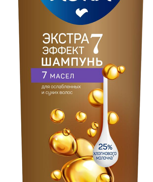 Шампунь для сухих и ослабленных волос Aura 7 масел