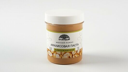 Арахисовая паста Благодар Классическая мелкий помол