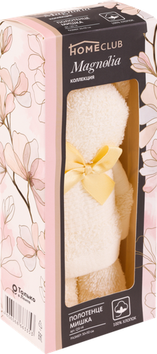 

Полотенце HOMECLUB Magnolia Bear 30x50см, Арт. QSI-t4, цвет в ассортименте, 1 шт.