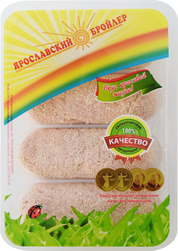 

Котлеты ЯРОСЛАВСКИЙ БРОЙЛЕР Аппетитные, 480г