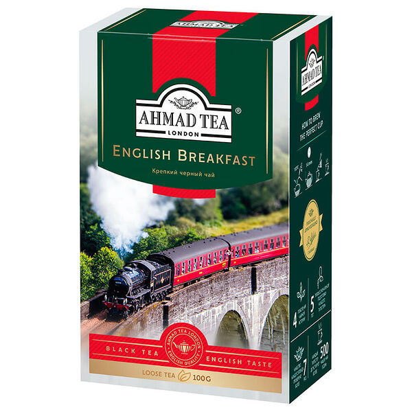 Чай Ahmad Tea 100г английский завтрак черный листовой