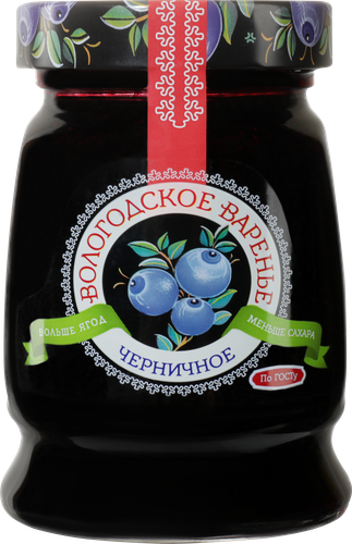 

Варенье черничное Вологодское, 370 г