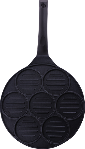 

Сковорода-гриль для бургеров Homeclub Steak Menu 26см, литой алюминий