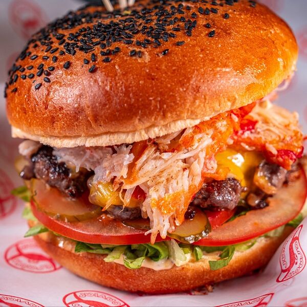 Beef & Crab бургер
