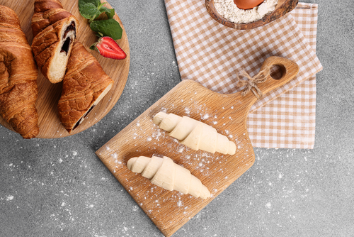 

Круассаны с шоколадной начинкой замороженные 1 шт 70 г