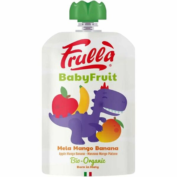 Пюре  Frulla яблоко-манго-банан с 6 месяцев, 100г