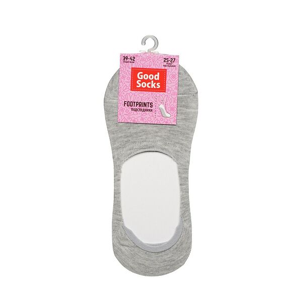 Женские подследники Good Socks ss21, серые, р.25-27
