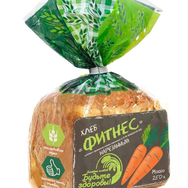 Хлеб Фитнес форм нар уп стер 250г Слуцкий х/з с доб