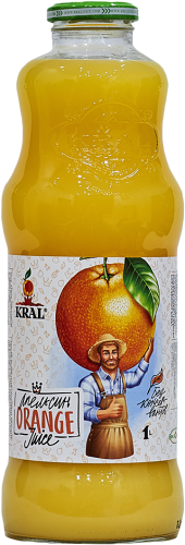 Сок Kral апельсиновый с мякотью 1 л