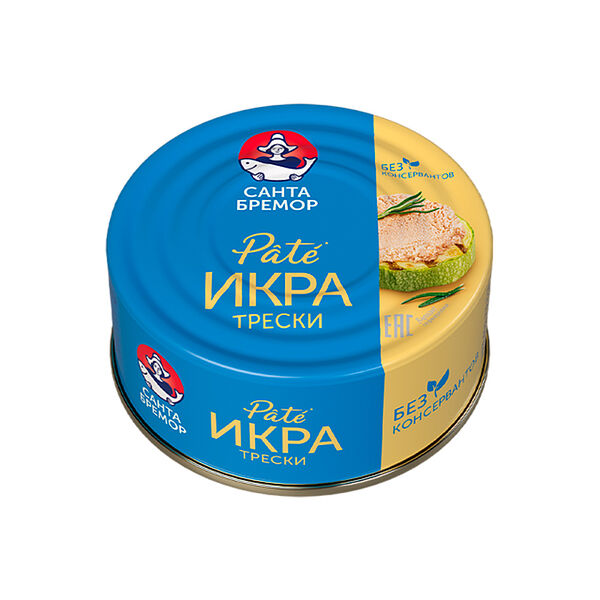 Икра деликатесная люкс трески 