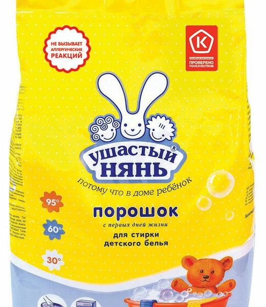 Стиральный порошок Ушастый нянь детский, 6кг