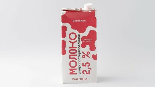 Молоко ультрапастеризованное 2,5%