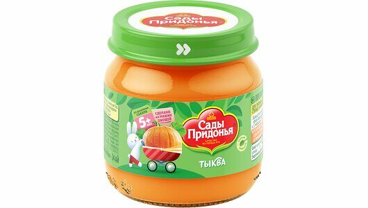 Пюре Сады Придонья Тыква с 5 месяцев 80г