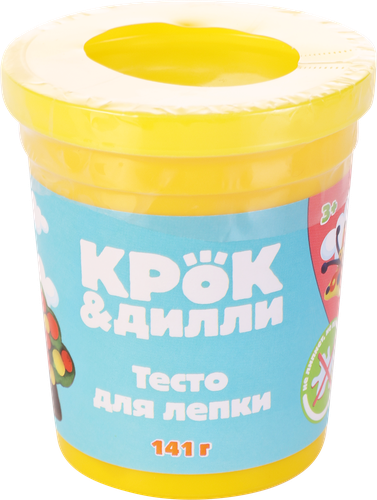 

Тесто для лепки Крок&Дилли, 1 шт. в ассортименте 141 г