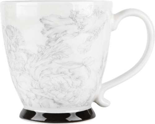 

Кружка HOMECLUB Пионы 460 мл фарфор арт. B514C817E/F HS2024