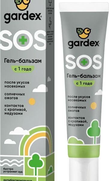 Гель-бальзам после укусов Gardex 25мл
