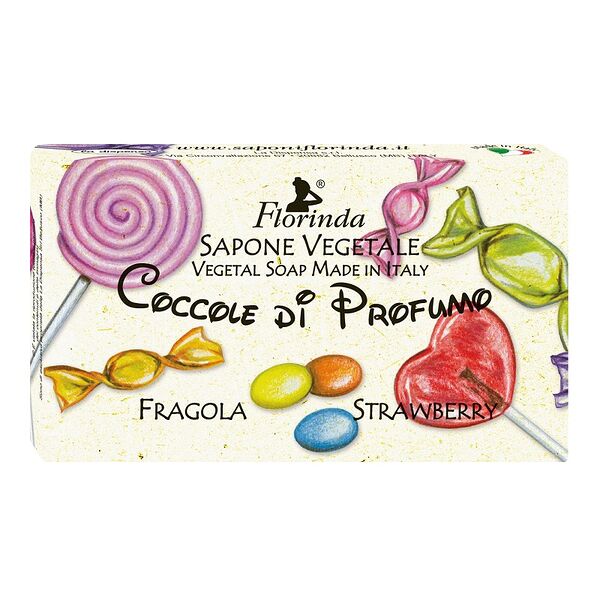 Мыло Florinda Coccole Di Profumo 200 г Strawberry