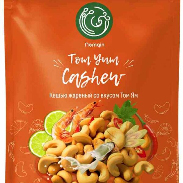 Кешью жареный Namqin со вкусом Том Ям