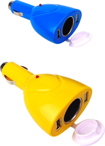 Разветвитель прикуривателя с USB портом, 600–2100mA Арт. YC-SL-002