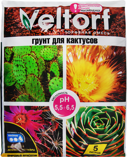 

Грунт для кактусов VELTORF, 5л