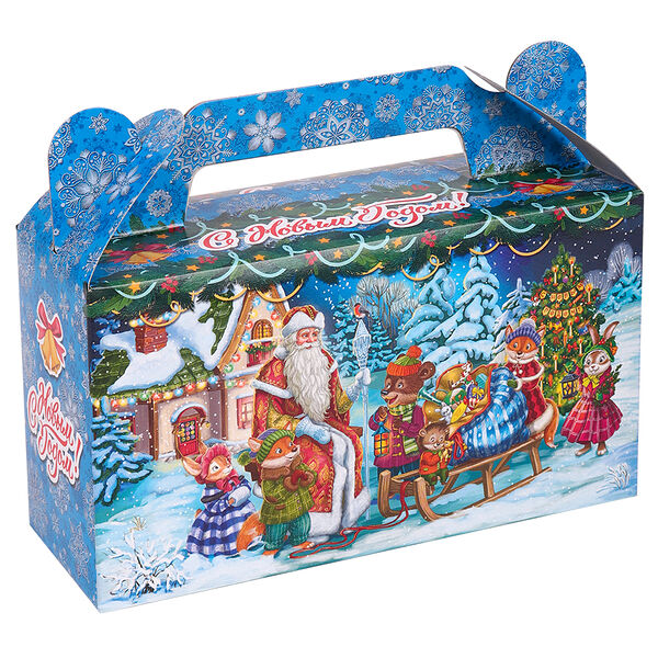 Коробка Miland складывающаяся для упаковки новогодних сладостей