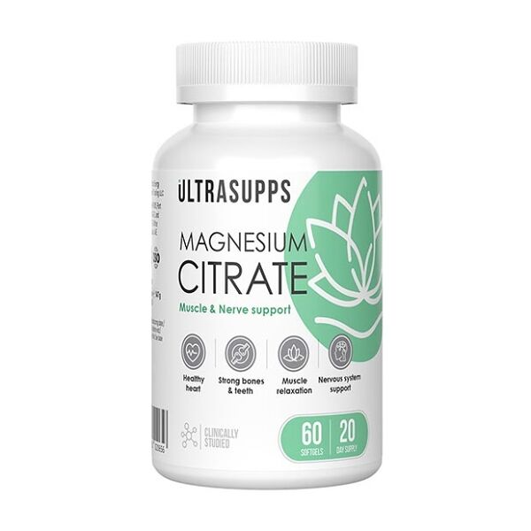 Ultrasupps Magnesium Citrate капсулы 60 шт