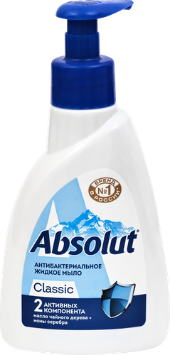 

Жидкое мыло Absolut Classic антибактериальное 250 г