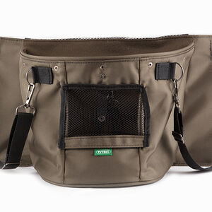 Автогамак для кошек и собак мелкого размера, 25х55х5 см, коричневый, с сеткой