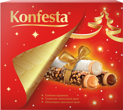 

Конфеты Konfesta Ассорти глазированные с начинками 234 г