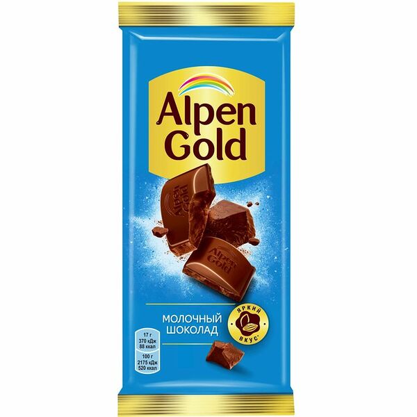 Шоколад молочный Alpen Gold 80 г