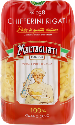 

Макароны Maltagliati Chifferini Rigati 38 Рожки 450 г