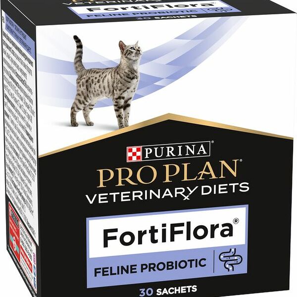 Кормовая добавка для кошек PRO PLAN® FortiFlora® для нормализации микрофлоры желудочно-кишечного тракта, 30 г