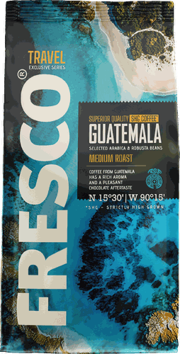 

Кофе в зёрнах натуральный жареный Fresco Guatemala, 900 г