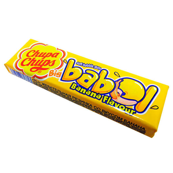 Резинка жев. биг бабол 21 г банан чупа чупс