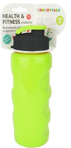 Бутылка для воды Health&Fitness 500 мл в ассортименте
