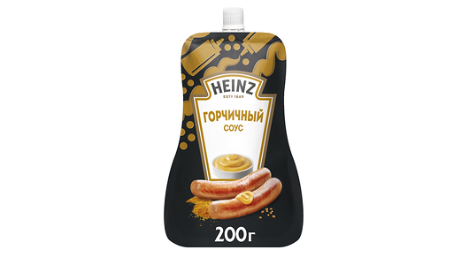 Соус Heinz Горчичный, дой-пак, 200г
