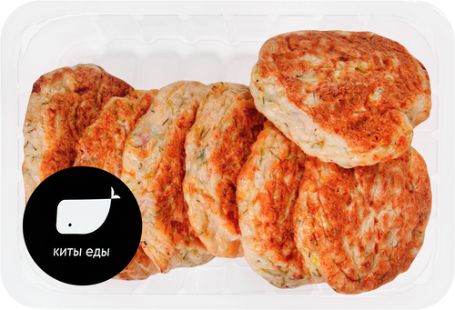 

Оладьи Киты Еды из кабачков с курицей, весовые