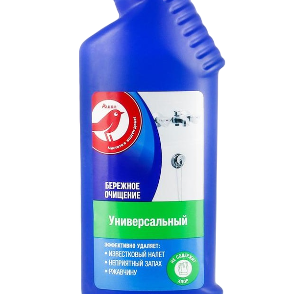 Гель чистящий Ашан Красная птица Универсальный без хлора