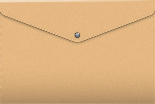 Папка-конверт Erich Krause Matt Accent, А4, на кнопке, пластиковая, в ассортименте