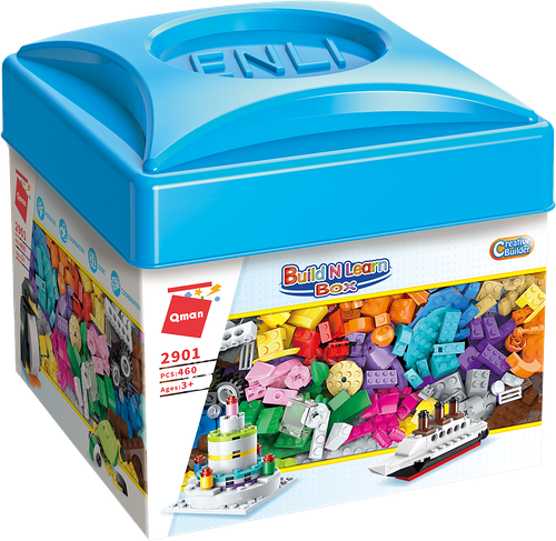 Конструктор QMAN Собери свой мир, 460 деталей