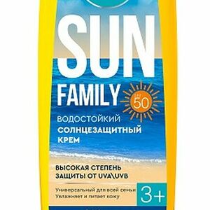 Крем Bio Cosmetolog Professional Sun Family Spf 50 водостойкий солнцезащитный 200мл
