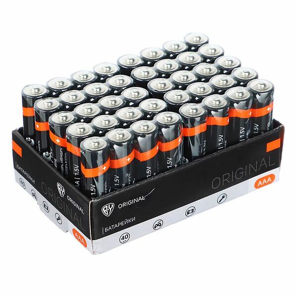 By батарейки ааа 40 шт в упаковке AAA / 1,5 V
