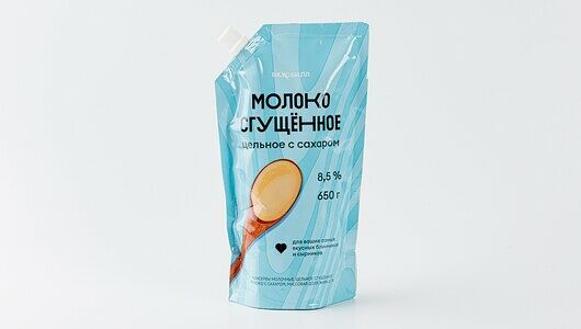 Молоко сгущенное цельное ВкусВилл с сахаром, 650 г